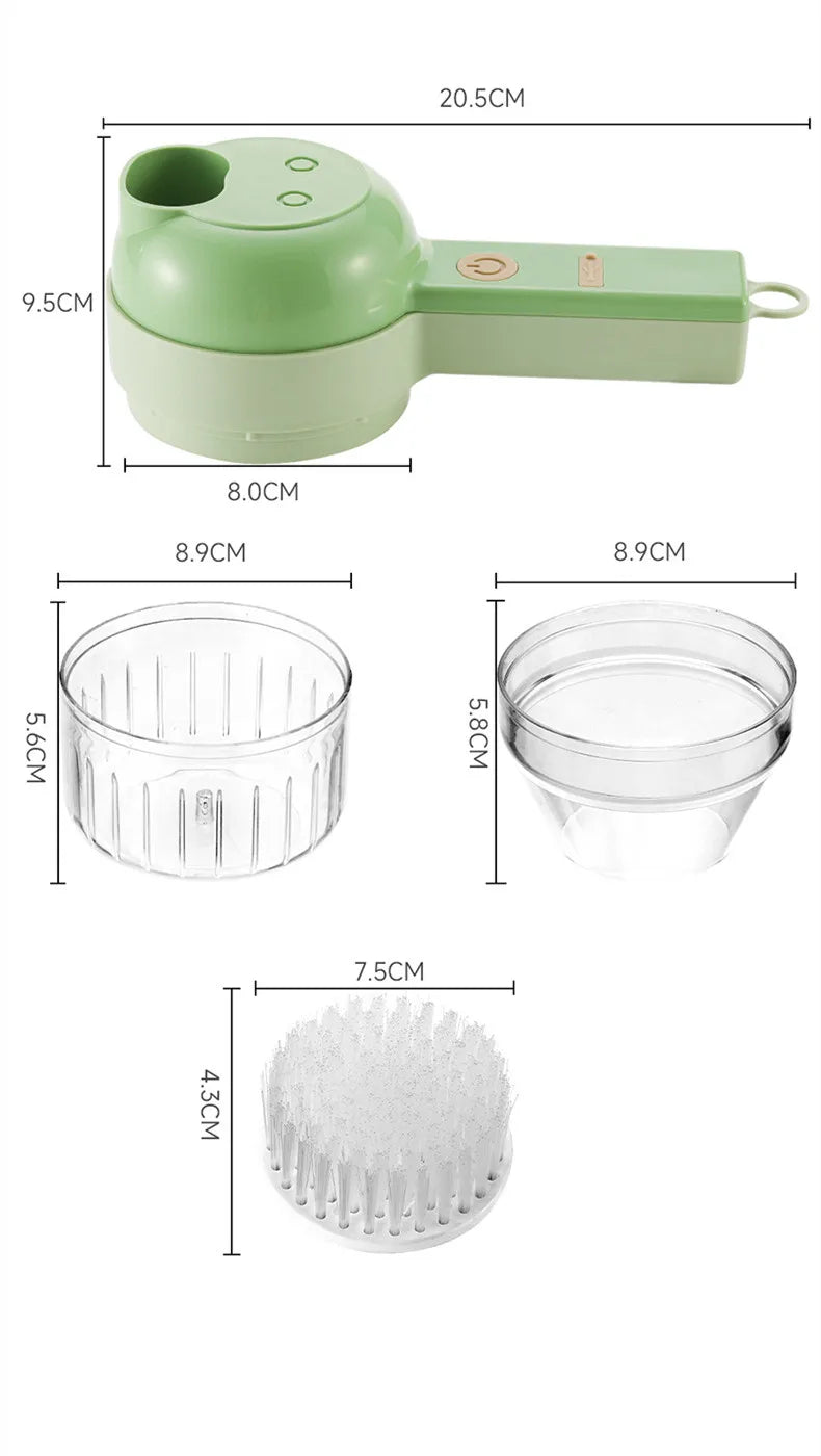 4-in-1 Electric Vegetable Chopper