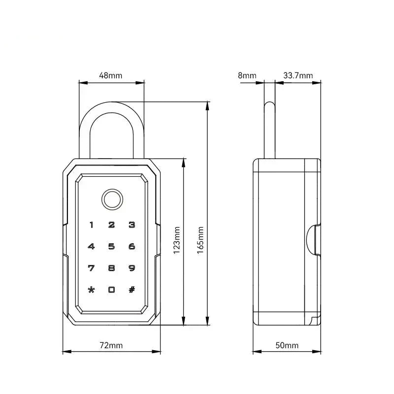 Fingerprint Wifi Security Key Box